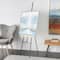 68.5" Black Metal Painter's Inspired 4-Tier Display Easel with Gold Accents